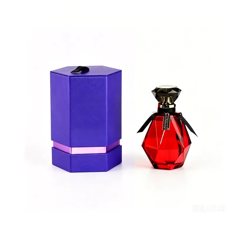 rigid hexagonal perfume box