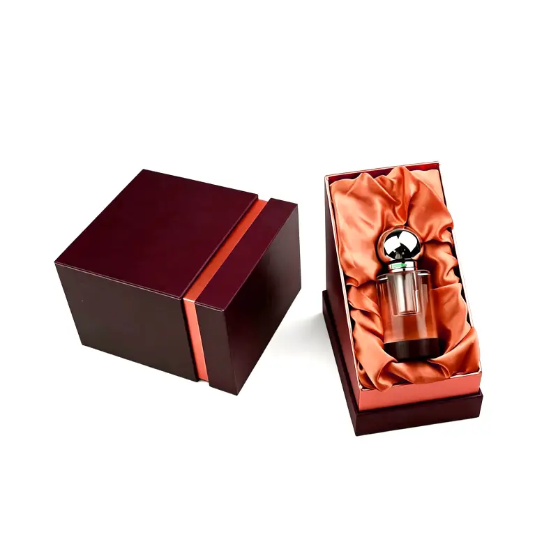 satin lined women perfume box with insert