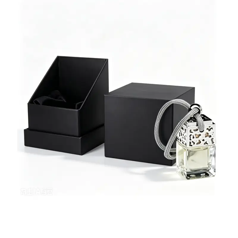 slant‑lid rigid two‑piece perfume box