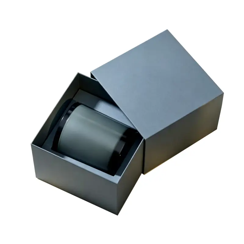 square rigid candle box