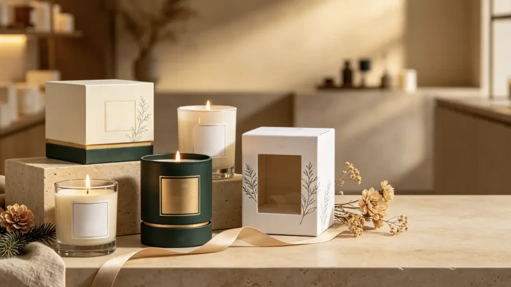 tips for luxury candle packaging