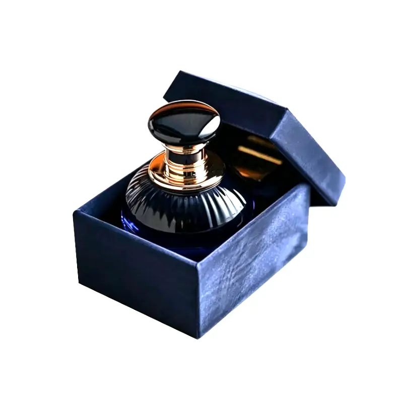 two piece blue perfume box