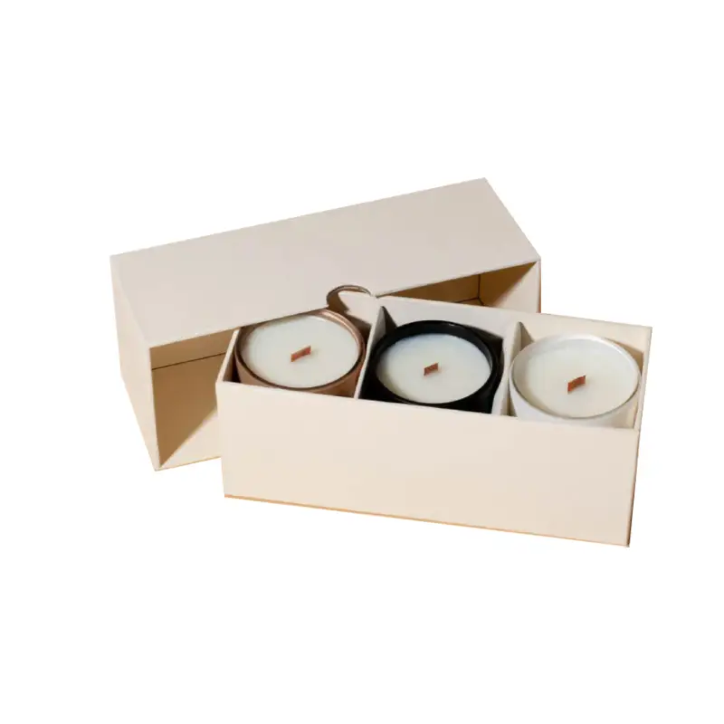 two piece candle box