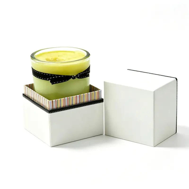 two piece candle rigid box