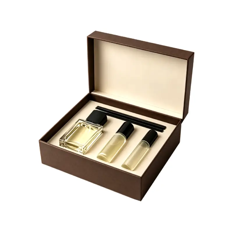 two piece magnetic closure perfume box