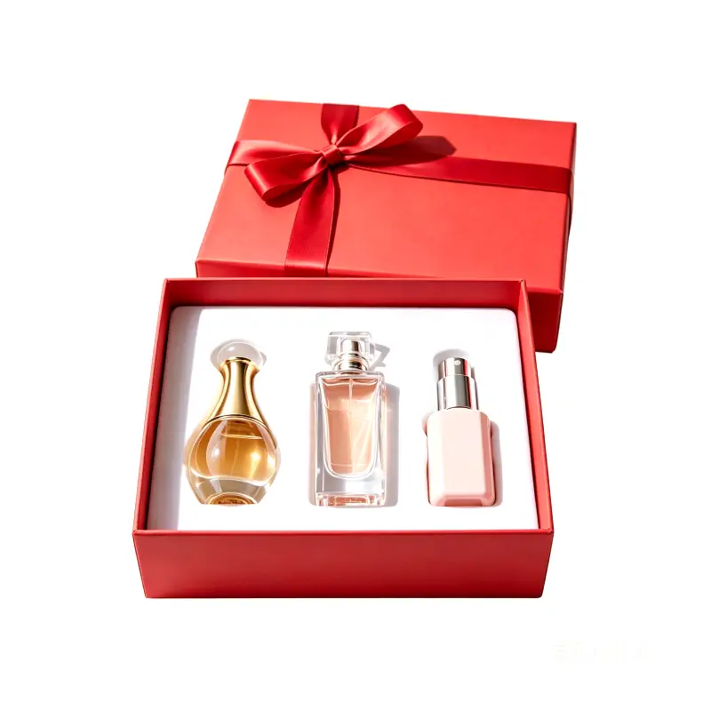 two piece perfume sample bow