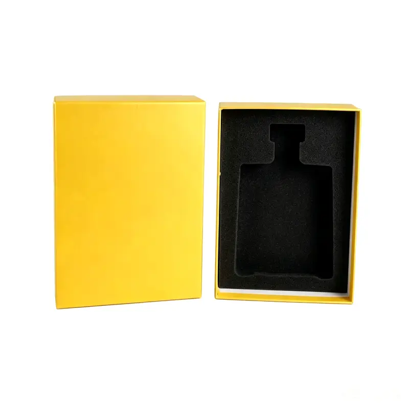 yellow perfume box