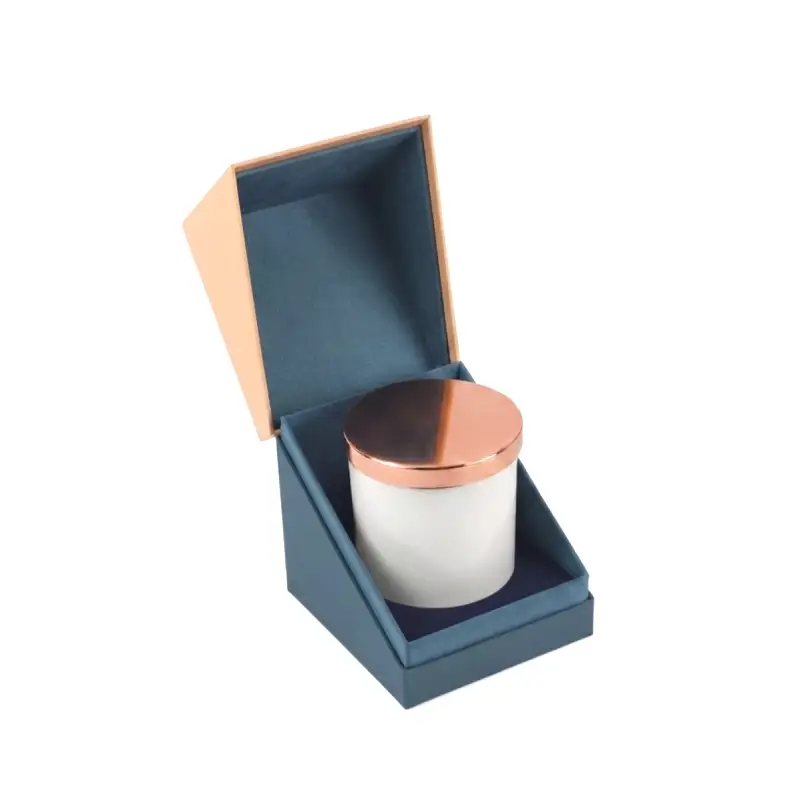 angle cut rigid magnetic candle box