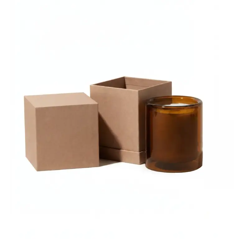 brown candle boxes