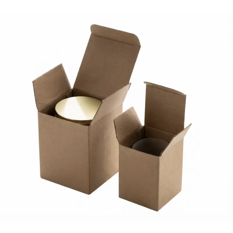 brown kraft candle box