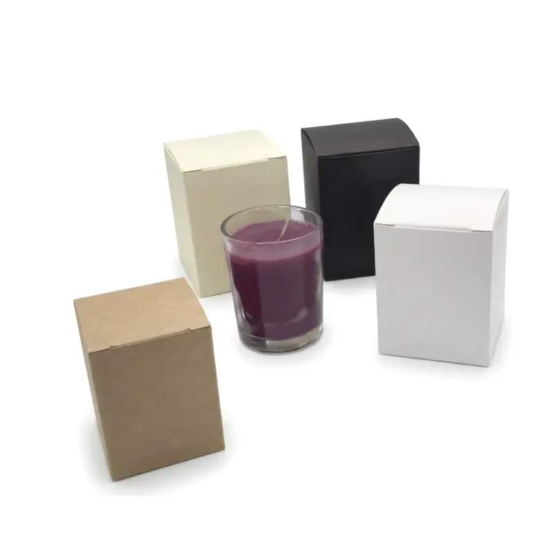 cardboard votive candle set box