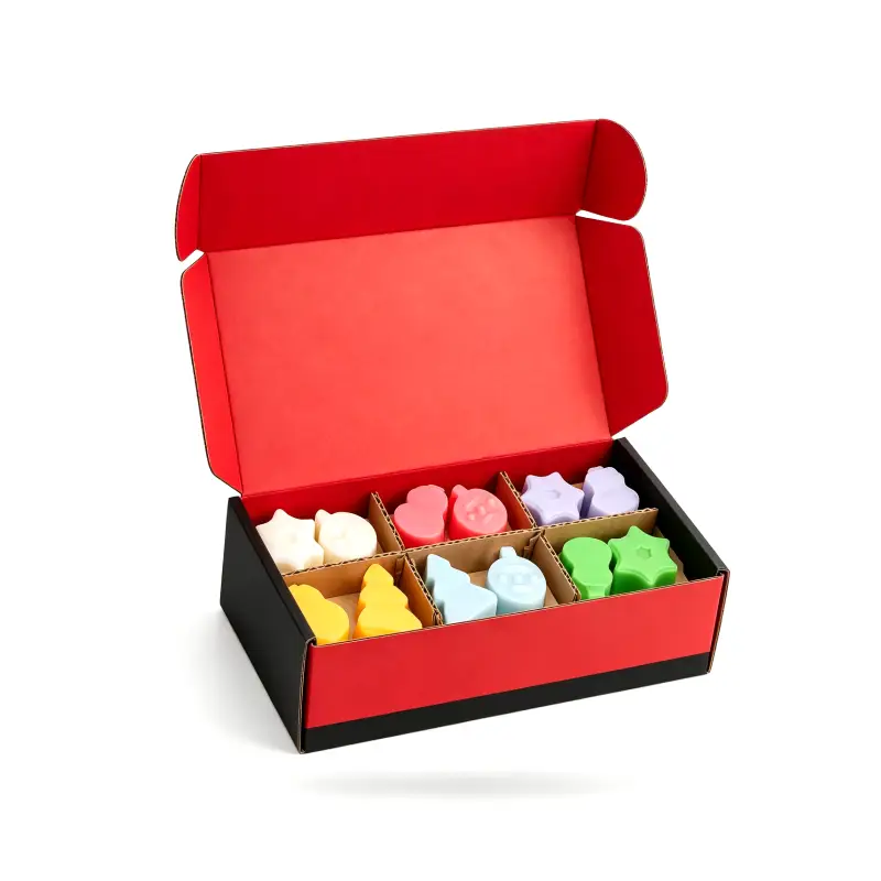 Coffret personnalisé pour bougies avec insert