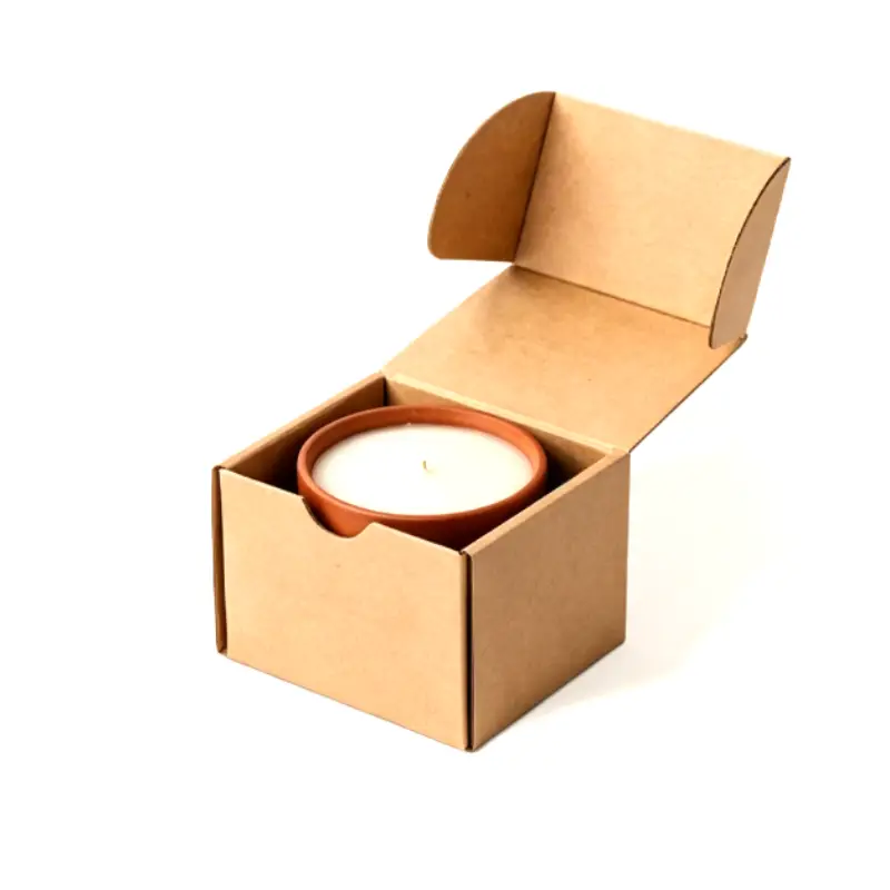 custom kraft candle box