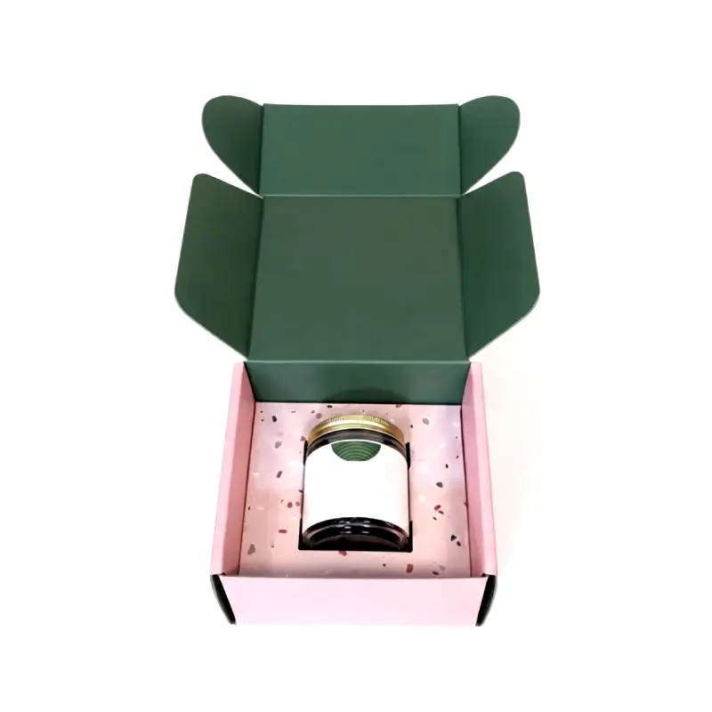 foldable mailer candle box