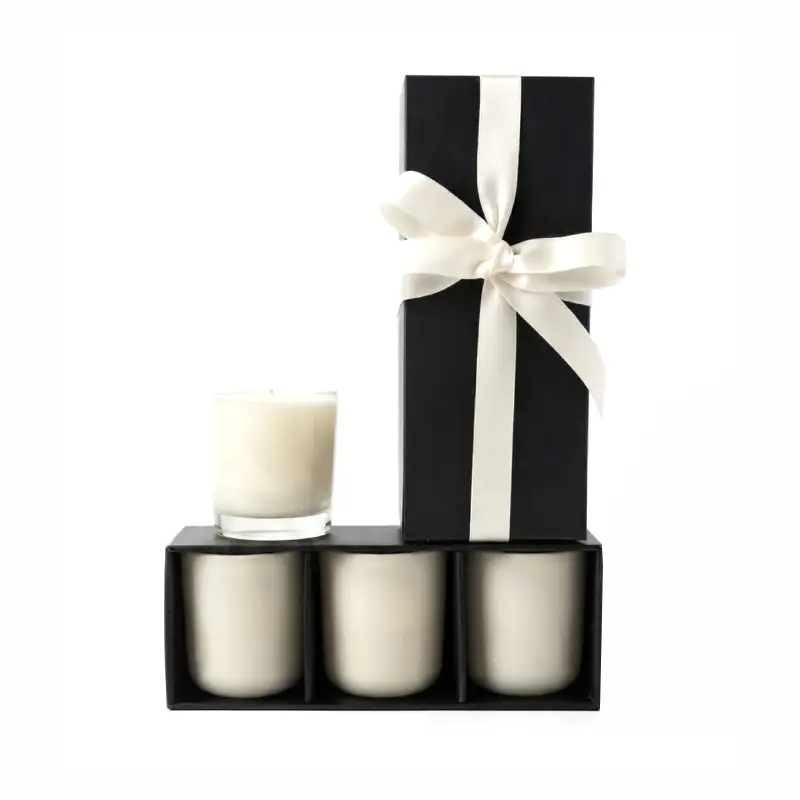gift votive candle set box