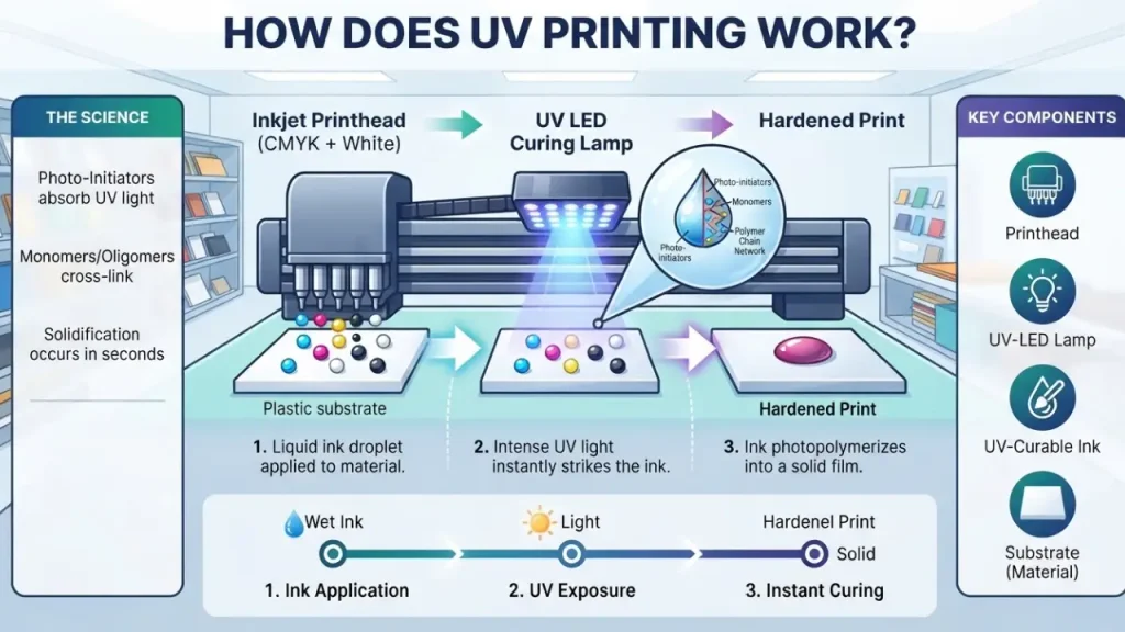 how does uv printing work