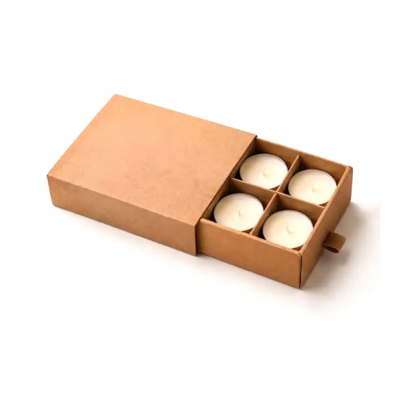 kraft drawer style candle box