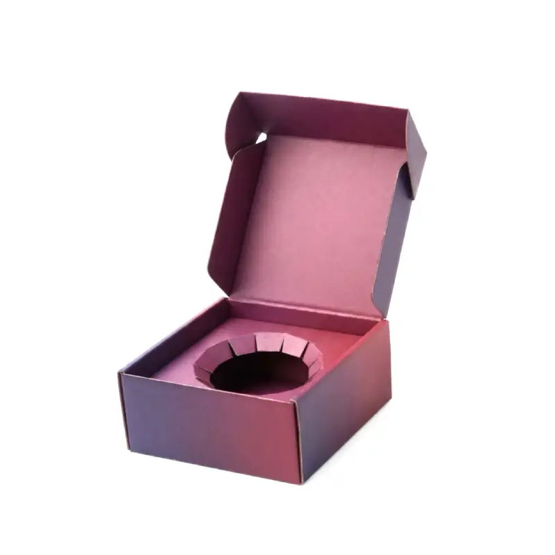 mailer candle box with insert