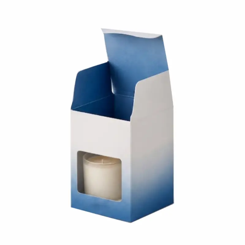 retail candle boxes with window