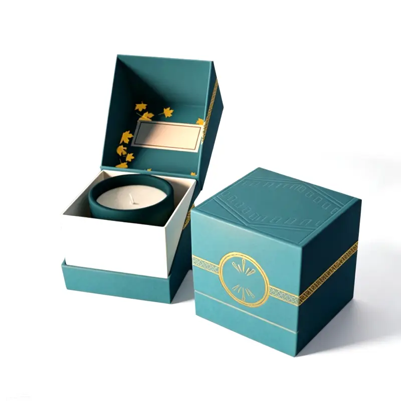 boîte à bougies rigide avec insert