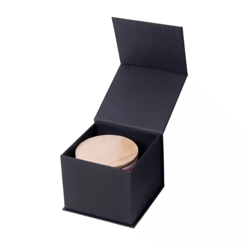 square magnetic candle box