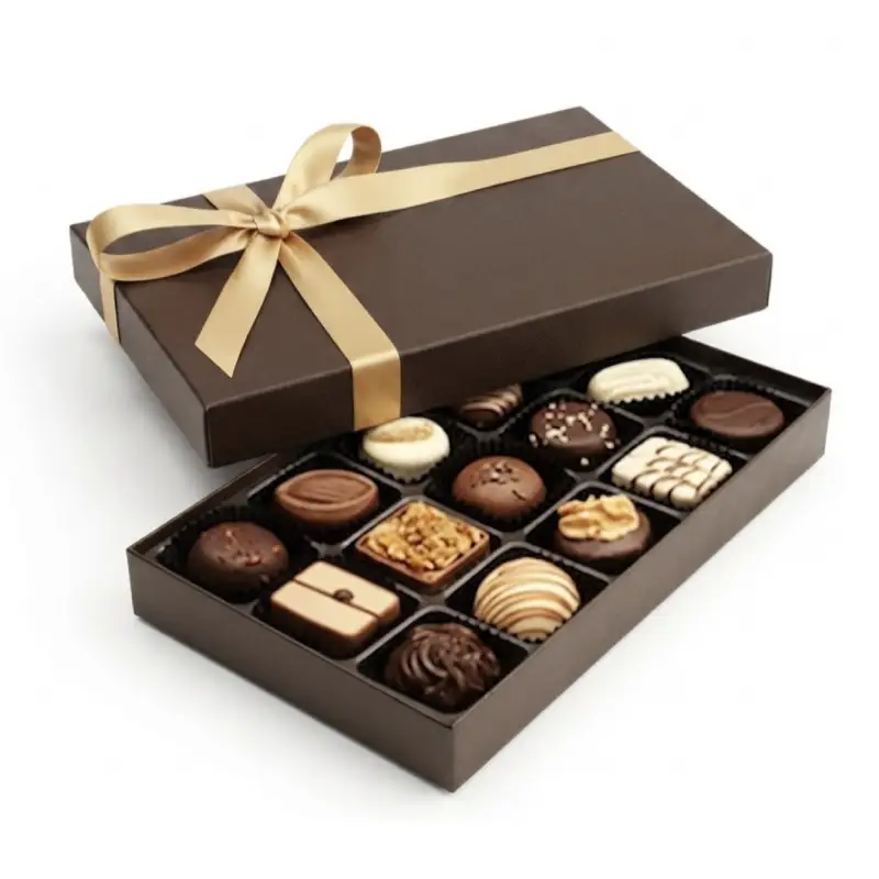 two piece chololate box