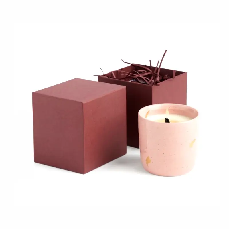 two piece votive candle box