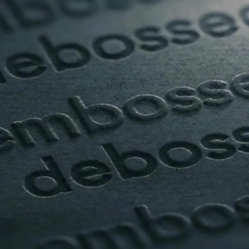 what is embossing