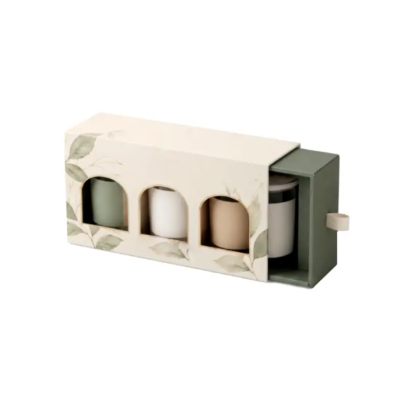 window drawer style candle box