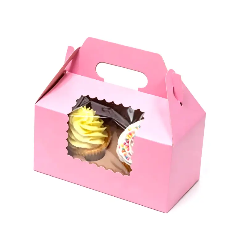 scatola per cupcake a due falde