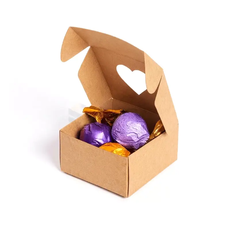 kraft paper chocolate gable box