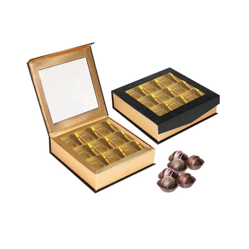 kraft papercard chocolate box