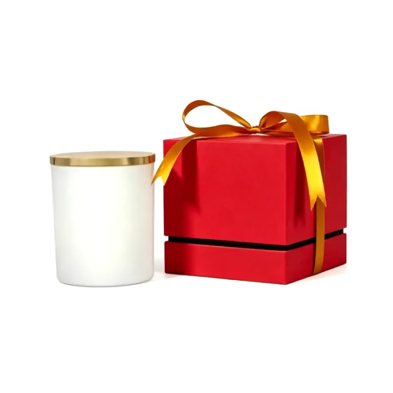 luxury candle box with bow