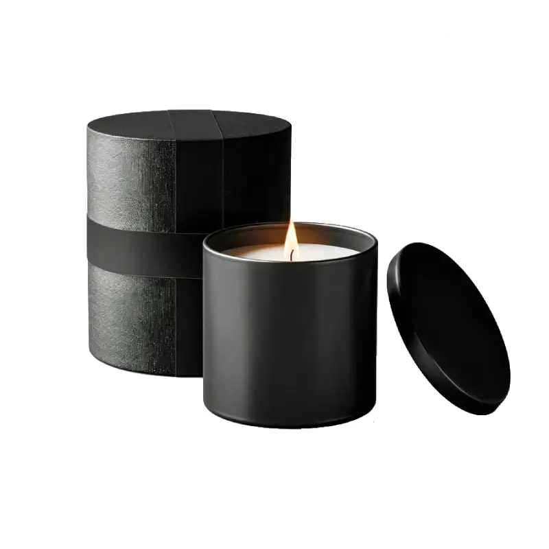 luxury round candle box