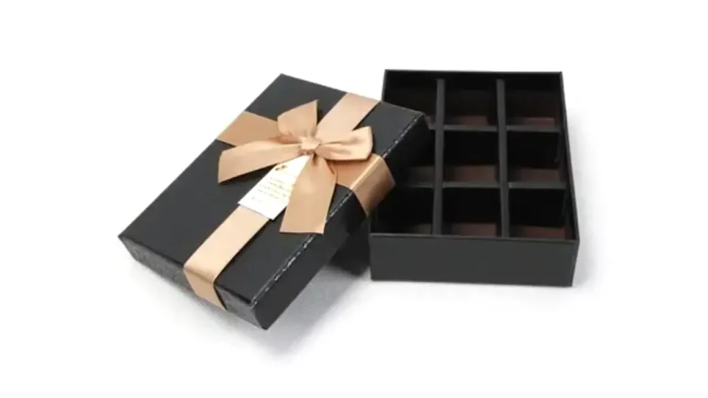 rigid chocolate box
