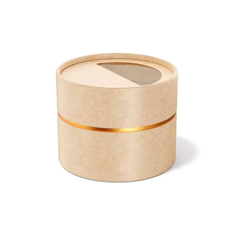 round kraft soap box