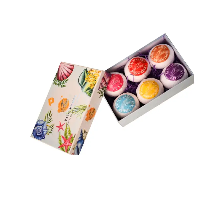two piece bath bomb box
