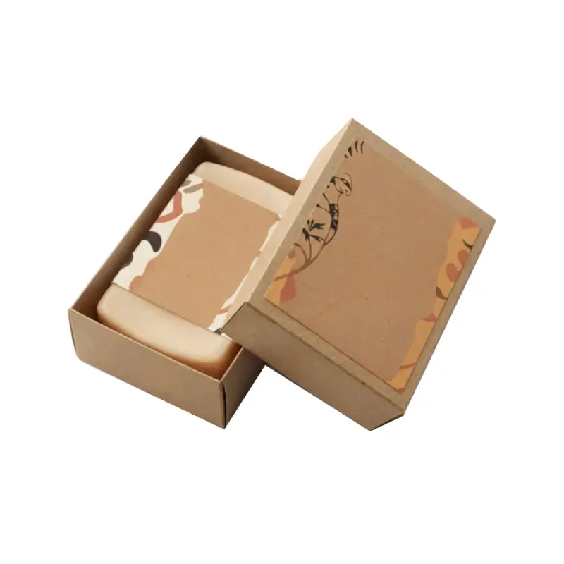two piece kraft soap box